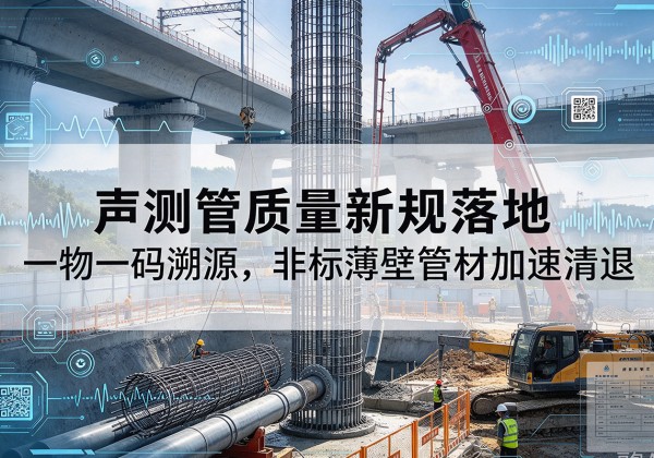 准格尔旗声测管质量新规落地，一物一码溯源，非标薄壁管材加速清退